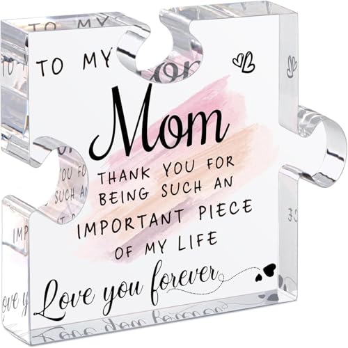 our fave Muttertag für Mutter, Oma, Frau von Tochter und Sohn, schönes Acryl-Puzzle-Muster, für Zuhause, Büro, Schreibtisch-Dekoration our fave Muttertag für Mutter, Oma, Frau von Tochter und Sohn, schönes Acryl-Puzzle-Muster, für Zuhause, Büro, Schreibtisch-Dekoration von our fave