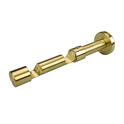 Ourdeco Doppelträger 14 cm - für Gardinenstangen, Innenlauf, ø 16 mm, 1 Stk gold-matt von ourdeco