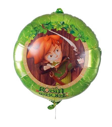 P'tit Clown Robin Hood Deko-Zubehör – offizielles Lizenzprodukt – für Dekoration für Kindergeburtstag, Karneval, Kostümpartys (Folienballon – Robin – Ø 40 cm) von p'tit clown