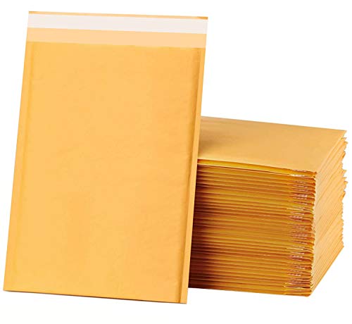 packer PRO 10 gepolsterte Versandtaschen aus Kraftpapier, Braun, 24 x 35 cm (16/F) von packer PRO