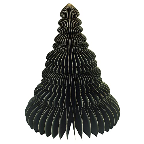 2X Papier-Weihnachtsbaum Grün, 30 cm - Magnetverschluss | 3D Tannenbaum-Deko | Hochwertige Weihnachtsdekoration aus Pappe für Tisch und Fenster | Premium Qualität - pajoma® von pajoma