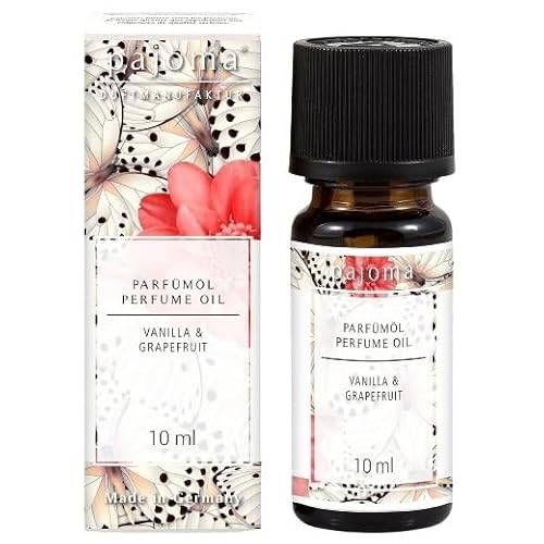 Pajoma Parfümöl, Vanille & Grapefruit 10ml, feinste Parfümöle in Geschenkverpackung von pajoma