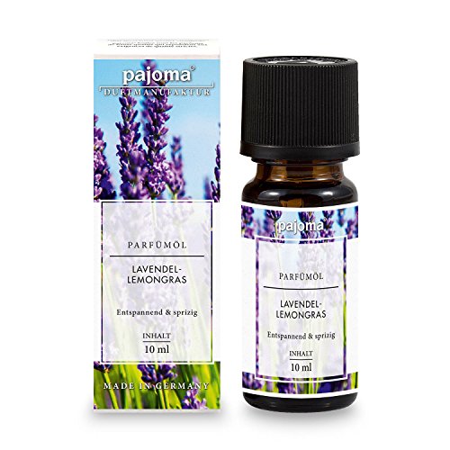 pajoma Parfümöl "Lavendel-Lemongras", 10 ml, feinste Parfümöle in Geschenkverpackung von pajoma