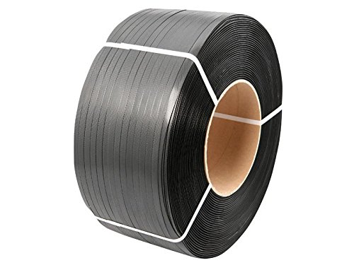 PP - Umreifungsband 16 mm x 0,80 mm x 1500 Meter 174kg Kerndruchmesser 406 Schwarz mm von paket.ag