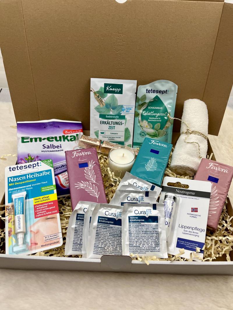 Erkältungsbox, Geschenkbox, Beste Freunde Box, Wellnessbox, Auf Wunsch Personalisierbar Z.b. Als Aufmunterung von panimoden