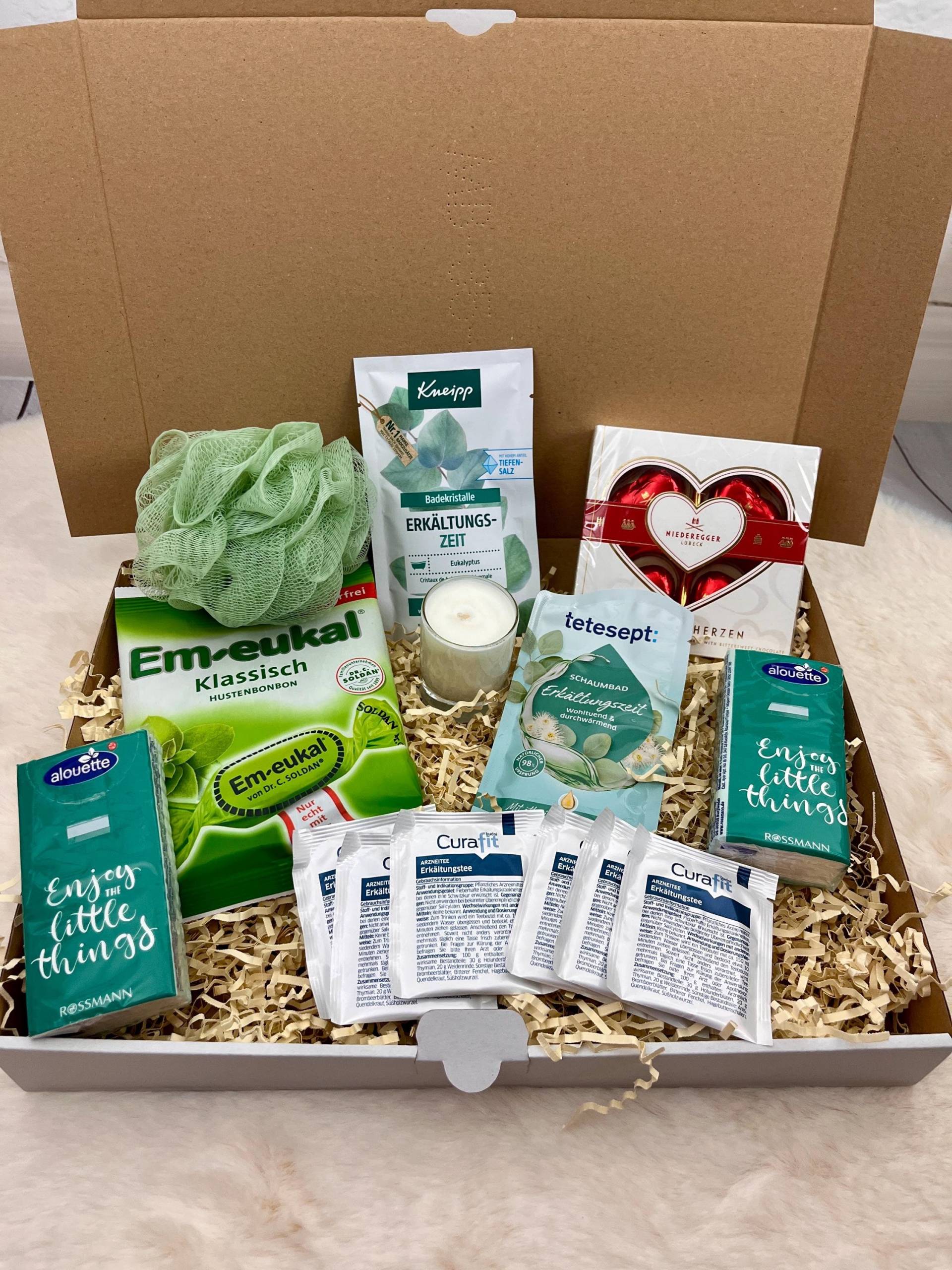 Erkältungsbox, Geschenkbox, Beste Freundin Box, Wellnessbox, Auf Wunsch Personalisierbar Z.b. Als Aufmunterung von panimoden