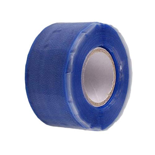 papasgix 5 Stück Selbstverschweißendes Silikonband Dichtband Selbstklebend, Isolierband und Dichtungsband, Karosseriedichtmasse, Wasserdichtes klebeband 1.5m x 2.5cm(Blau) von papasgix