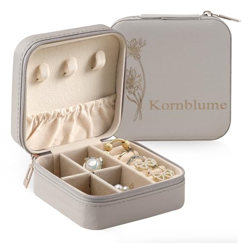 papasgix Personalisierte Schmuckkästchen Reise, Personalisiert Schmuckschatulle mit Name und Blume, Individuelles Schmuckbox Mädchen Jewelry Box Geschenke Kinder Frau von papasgix