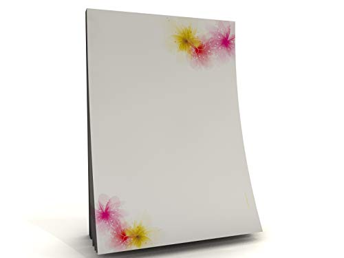 Notizblock A5 | Sommer, Blumen Motivpapier Block | Bloom Splash | 50 Blatt, 90g/qm | Schreibnotizblock | Notizblock | Schreibblock A5 | Paperandpicture von paperandpicture.de