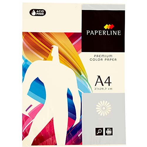 paperline A4 80 gsm Farbe Papier – Elfenbein (500 Stück) von paperline