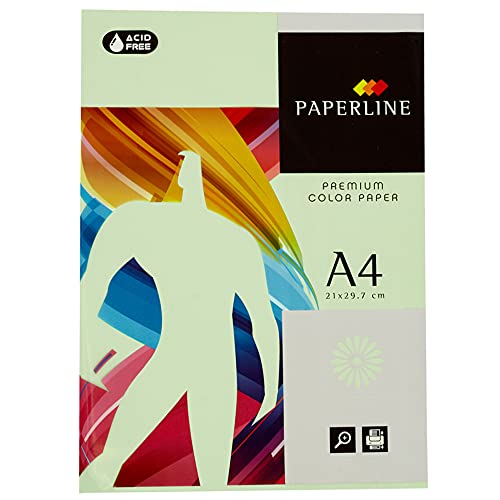 paperline A4 80 gsm Farbe Papier – lagune (500 Stück) von paperline