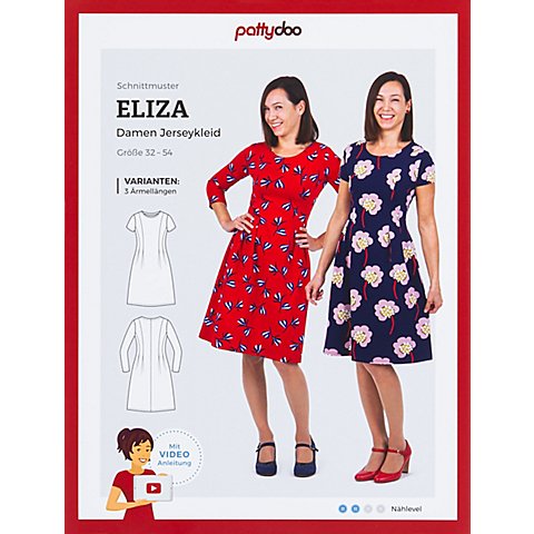 Pattydoo Schnitt "Kleid Eliza" für Damen von pattydoo