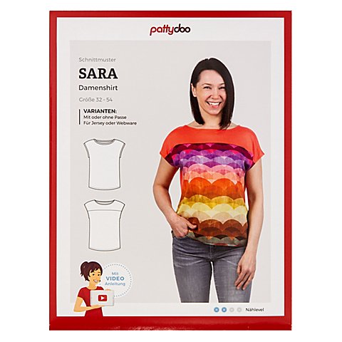 pattydoo Schnitt "Damenshirt Sara" von pattydoo