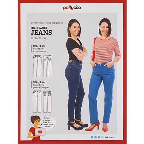 pattydoo Schnitt "Jeans #3 und Jeans #4" von pattydoo