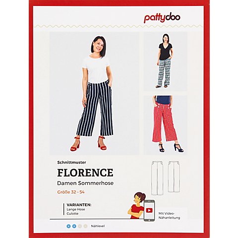 pattydoo Schnitt "Sommerhose Florence" von pattydoo