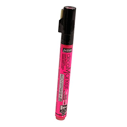 Pebeo Deco Marker, Fluorecent Pink, 1,2 mm von Pebeo