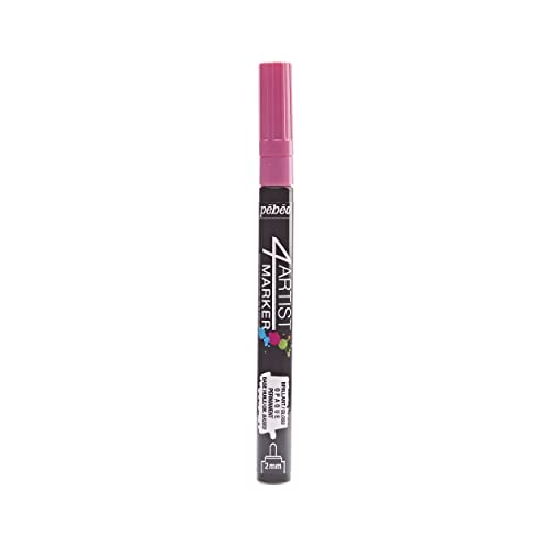 Pebeo 4 Künstler Marker, Metall, Pink, 0,1 x 0,1 x 1,32 cm von pebeo