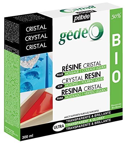 pebeo 766142 Epoxidharz Set Gédéo Biobasiert, Durchsichtig, 300 ml, 300 Milliliter von Pebeo