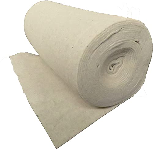 Nadelfilz aus 100% Schafschurwolle 120g/m², 1,00 m breit 2,5 m lang, ca. 2 mm dick, 2,5m² (3,30€/m²), Bastelvlies, Filz, von pemmiproducts