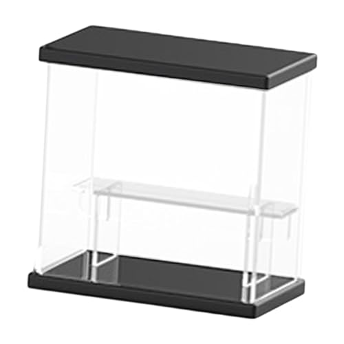 perfk Acryl-Vitrine, Sammler-Organizer, Halter, staubdicht, Spielzeug-Vitrine für Action-Figuren, Büro-Arbeitsplatte, Modell, Puppe, 3 Lagen 12 Spielzeuge, 20 Cm von perfk