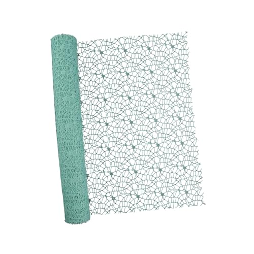 perfk Jacquard Net Mesh Bouquet Geschenkpapier Ornament für Valentinstag Hochzeit, GrÜn von perfk