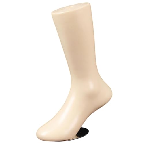 perfk Kindersocken-Mannequin-Fußdisplay, menschliches Fußmodell, Schaufenster, Sockendisplaymodell für Geschäfte, Knöchelstrümpfe, Socken, gewerblich , Skin H 15cm von perfk