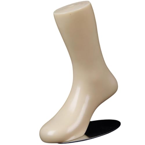 perfk Kindersocken-Mannequin-Fußdisplay, menschliches Fußmodell, Schaufenster, Sockendisplaymodell für Geschäfte, Knöchelstrümpfe, Socken, gewerblich , Skin H 21cm von perfk