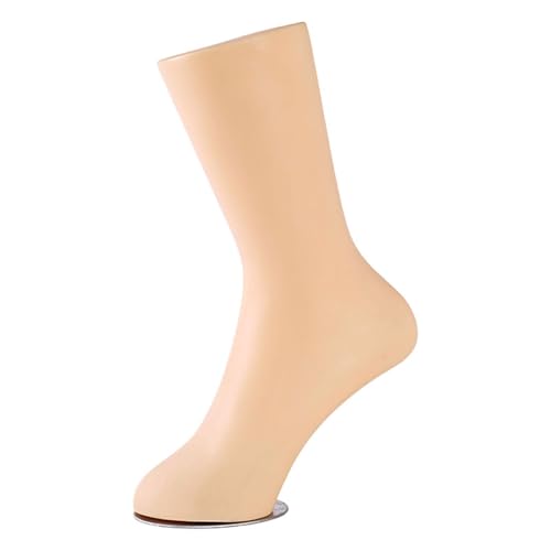 perfk Kindersocken-Mannequin-Fußdisplay, menschliches Fußmodell, Schaufenster, Sockendisplaymodell für Geschäfte, Knöchelstrümpfe, Socken, gewerblich , Skin H 24cm von perfk