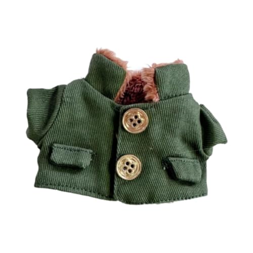 perfk Modepuppen Kleidung Outfits Zubehör für 15-17cm Jungen Puppen Thanksgiving Geschenke, Mantel von perfk