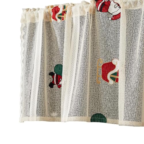 perfk Weihnachtstischdecke mit weihnachtlichem Motiv, kreative Polyester-Heimdekoration, Tischdecken, Weihnachtstischdecke für Weihnachts-Dinner-Dekoration, Weihnachtsmann, 140x100cm von perfk