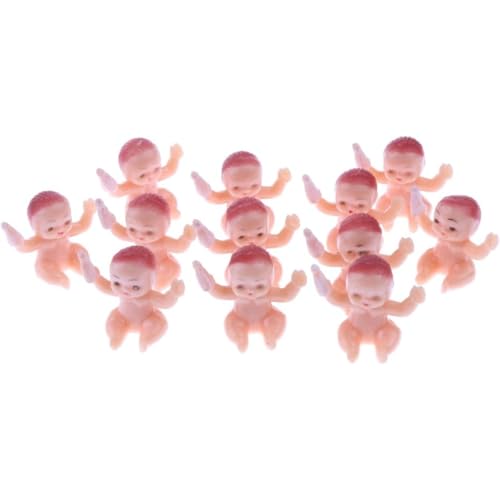 pistro Mini-Kunststoff-Baby-Partyzubehör für Babyparty, Eiswürfelspiel, Party-Dekorationen, 3,8 cm, 24 Stück von pistro