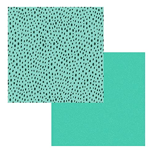 plottiX iXpaper Sets - 20cm x 30cm - Mint Drops von plottiX