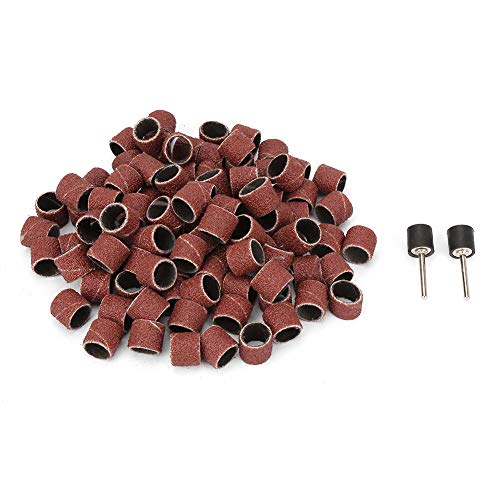 100 PCs 12 mm Schleifsandpapier Ring -Schleifpapierschleifen Bit 2pcs Stangen Hochwertiges haltbares Polierrad für Metalloberflächenreinigung Derusting Schleifenabstäubung 100 PCs 12 mm Schleifsandpapier Ring -Schleifpapierschleifen Bit 2pcs Stangen Hochwertiges haltbares Polierrad für Metalloberflächenreinigung Derusting Schleifenabstäubung von plplaaoo