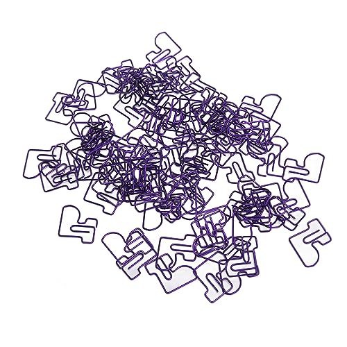 100-teiliges Büroklammern-Set für Weihnachtsschuhe, niedliche Büroklammern aus Metall, kleine Lesezeichen-Büroklammern, multifunktional und tragbar für Büromaterial und mehr von plplaaoo
