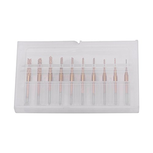 Titanschichtbeschichtete Endmühlenbits zementiertes Carbid -Drehschneider -Gravurwerkzeuge zum Präzisionsmahlen und Schneiden auf Leiterplatten Kunststoffe und Hartholz 10pcs 0,8 Titanschichtbeschichtete Endmühlenbits zementiertes Carbid -Drehschneider -Gravurwerkzeuge zum Präzisionsmahlen und Schneiden auf Leiterplatten Kunststoffe und Hartholz 10pcs 0,8 von plplaaoo