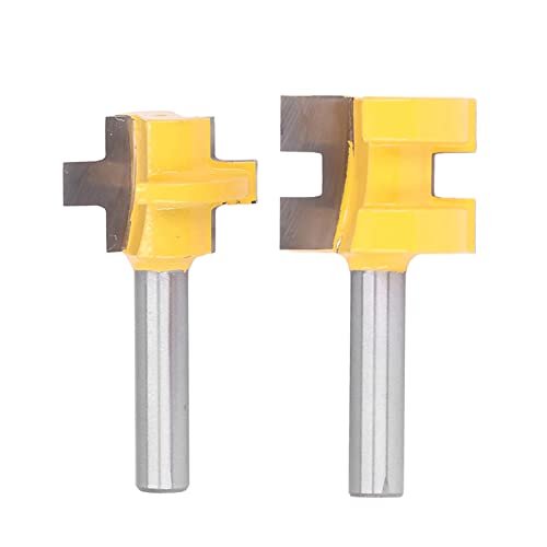 Zapfenfräser mit quadratischen Zähnen, T-Nut-Bodenfräser, Holzfräser, 1 1/8 Zoll Durchmesser, Legierungsklinge für Holzbearbeitungsprojekte Zapfenfräser mit quadratischen Zähnen, T-Nut-Bodenfräser, Holzfräser, 1 1/8 Zoll Durchmesser, Legierungsklinge für Holzbearbeitungsprojekte von plplaaoo
