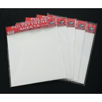 Polystyrene sheets big 0,8mm - 220 x 190 mm von plusmodel