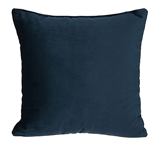 postergaleria Sofa Kissen 40 x 40 cm, mit Marineblau – Dekokissen mit Velours-Polsterstoff mit weicher Füllung – zur Dekoration im Wohnzimmer, Schlafzimmer, Büro, Home Deko von postergaleria