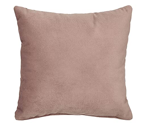 postergaleria Sofa Kissen 40 x 40 cm, mit rosa – Dekokissen mit Velours-Polsterstoff mit weicher Füllung – zur Dekoration im Wohnzimmer, Schlafzimmer, Büro, Home Deko von postergaleria