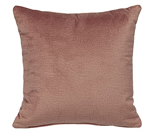 postergaleria Sofa Kissen 40 x 40 cm, mit rosa – Dekokissen mit Velours-Polsterstoff mit weicher Füllung – zur Dekoration im Wohnzimmer, Schlafzimmer, Büro, Home Deko von postergaleria