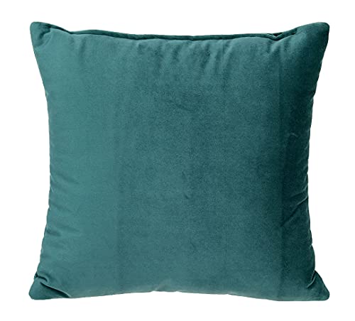 postergaleria Sofa Kissen 40 x 40 cm, mit türkis – Dekokissen mit Velours-Polsterstoff mit weicher Füllung – zur Dekoration im Wohnzimmer, Schlafzimmer, Büro, Home Deko von postergaleria