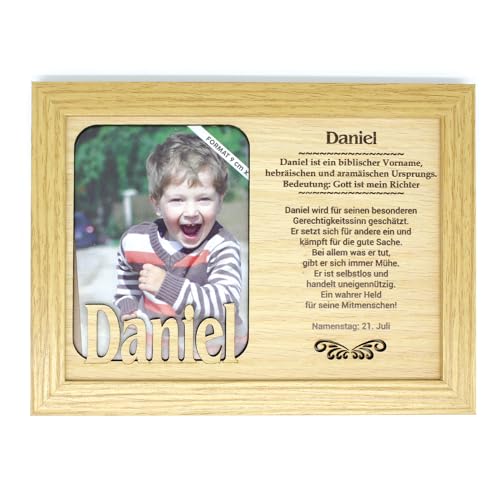 DANIEL - Bilderrahmen Holz, Deko Bilder mit Rahmen. Fotorahmen stehend und hängend - Für dein Zuhause Picture Frame Deko Wohnzimmer Fotografie Foto Bild Porträt Portrait. von power gift