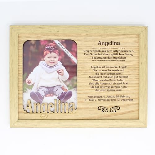 power gift ANGELINA - Bilderrahmen Holz, Deko Bilder mit Rahmen. Fotorahmen stehend und hängend - Für dein Zuhause Picture Frame Deko Wohnzimmer Fotografie Foto Bild von power gift