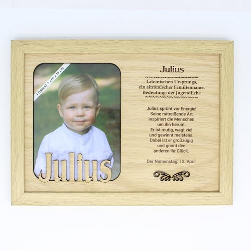 power gift JULIUS Bilderrahmen Holz. Deko Bilder mit Rahmen. Fotorahmen - Für dein Zuhause/Picture Frame/Deko Wohnzimmer. von power gift