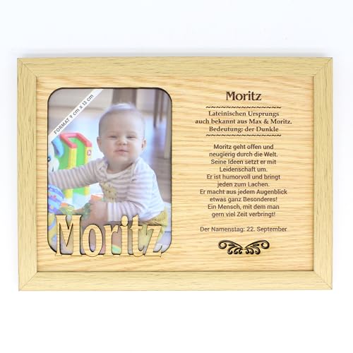 power gift MORITZ - Bilderrahmen Holz, Deko Bilder Mit Rahmen, Foto Porträtrahmen - Für dein Zuhause/Picture Frame. von power gift