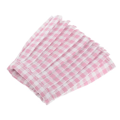 predolo 1: 6 Puppen Kleidung für 12 "Mädchenpuppenrock, Rosa Plaid von predolo