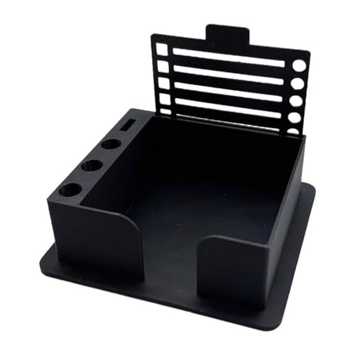 predolo Haftnotizhalter, Spender für Notizen, tragbare Lösung zur Organisation, Schwarz predolo Haftnotizhalter, Spender für Notizen, tragbare Lösung zur Organisation, Schwarz von predolo