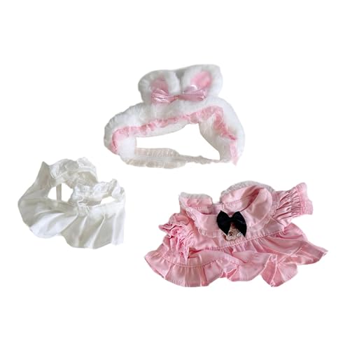 predolo Mini Puppen Kleidung, Haar Accessoires für Stoffpuppen, 20 cm, Puppen, Anhänger, Puppe von predolo