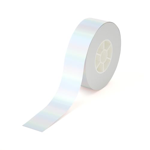 PRT Qutie Laserweiß Etiketten Selbstklebend - 4M*15mm Wasserdicht DIY Klebeetiketten, Kompatibel zum Qutie Etikettendrucker, Geeignet für Drucken Sie Barcode, Name, Datum, Preis usw von prt