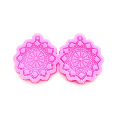 1 x Silikonform für Ohrring und Anhänger, Herz, Stern, Blume, Kunstharz, Kunstbedarf, Schmuck, handgefertigte Formen zum Basteln von Juden 1 x Silikonform für Ohrring und Anhänger, Herz, Stern, Blume, Kunstharz, Kunstbedarf, Schmuck, handgefertigte Formen zum Basteln von Juden von pumpumlia